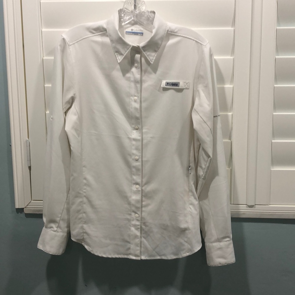 Columbia white shirt